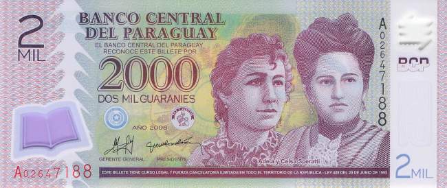 2000 Guaranies p228a 2008